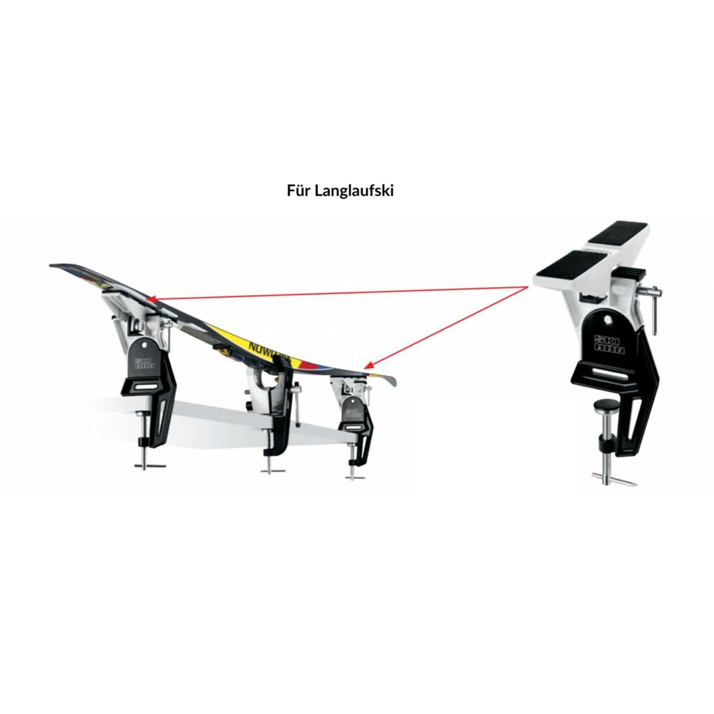 Nordic- und Snowboard Adapter für Profiskispanner