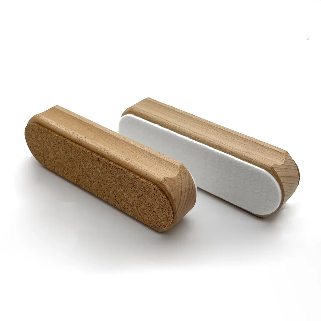 Naturkork- und Vliesblock